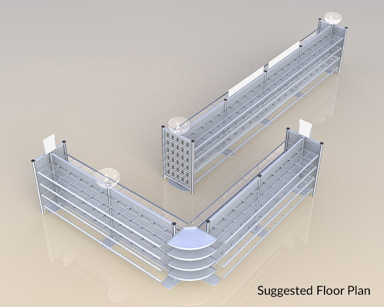 Suggested floor plan