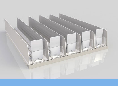 EZ Load<sup>®</sup> 20" Shelf System <br>General Frozen Grocery Kit C20 - Heavy Spring Tension