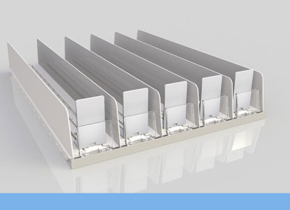 EZ Load<sup>®</sup> 22" Shelf System <br>General Frozen Grocery Kit C22 - Heavy Spring Tension